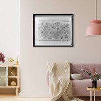 Historic Framed Print, San Francisco Oakland Bay Bridge, Spanning San Francisco Bay, San Francisco, San Francisco County, CA - 17,  17-7/8" x 21-7/8"