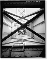 Historic Framed Print, San Francisco Oakland Bay Bridge, Spanning San Francisco Bay, San Francisco, San Francisco County, CA - 18,  17-7/8" x 21-7/8"