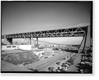 Historic Framed Print, San Francisco Oakland Bay Bridge, Spanning San Francisco Bay, San Francisco, San Francisco County, CA - 36,  17-7/8" x 21-7/8"