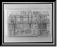 Historic Framed Print, San Francisco Oakland Bay Bridge, Spanning San Francisco Bay, San Francisco, San Francisco County, CA - 38,  17-7/8" x 21-7/8"