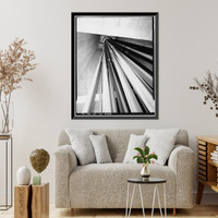 Historic Framed Print, San Francisco Oakland Bay Bridge, Spanning San Francisco Bay, San Francisco, San Francisco County, CA - 41,  17-7/8" x 21-7/8"