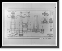 Historic Framed Print, San Francisco Oakland Bay Bridge, Spanning San Francisco Bay, San Francisco, San Francisco County, CA - 43,  17-7/8" x 21-7/8"