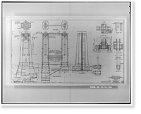 Historic Framed Print, San Francisco Oakland Bay Bridge, Spanning San Francisco Bay, San Francisco, San Francisco County, CA - 43,  17-7/8" x 21-7/8"