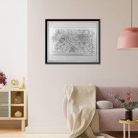 Historic Framed Print, San Francisco Oakland Bay Bridge, Spanning San Francisco Bay, San Francisco, San Francisco County, CA - 48,  17-7/8" x 21-7/8"