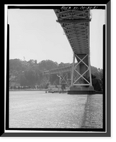Historic Framed Print, San Francisco Oakland Bay Bridge, Spanning San Francisco Bay, San Francisco, San Francisco County, CA - 51,  17-7/8" x 21-7/8"