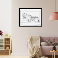 Pier 16 & Bulkhead Building, Howard Street, San Francisco, San Francisco County, CA - 22, Antique Poster