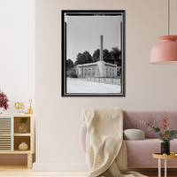 Historic Framed Print, San Francisco Fire Department, Pumping Station No. 2, Van Ness Avenue at Bay, San Francisco, San Francisco County, CA,  17-7/8" x 21-7/8"
