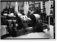 Historic Framed Print, San Francisco Fire Department, Pumping Station No. 2, Van Ness Avenue at Bay, San Francisco, San Francisco County, CA - 13,  17-7/8" x 21-7/8"