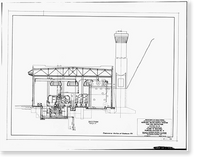 San Francisco Fire Department, Pumping Station No. 2, Van Ness Avenue at Bay, San Francisco, San Francisco County, CA - 25, Historic Reproduction