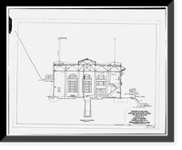 San Francisco Fire Department, Pumping Station No. 2, Van Ness Avenue at Bay, San Francisco, San Francisco County, CA - 30, Vintage Print