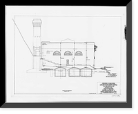 San Francisco Fire Department, Pumping Station No. 2, Van Ness Avenue at Bay, San Francisco, San Francisco County, CA - 33 Classic, Vintage Poster