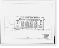 San Francisco Fire Department, Pumping Station No. 2, Van Ness Avenue at Bay, San Francisco, San Francisco County, CA - 35 Classic, Antique Poster