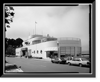 Aquatic Park Bathhouse, Beach Street, West of Polk Street, San Francisco, San Francisco County, CA, Historic Reproduction