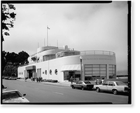 Aquatic Park Bathhouse, Beach Street, West of Polk Street, San Francisco, San Francisco County, CA, Historic Reproduction