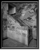 Aquatic Park Bathhouse, Beach Street, West of Polk Street, San Francisco, San Francisco County, CA - 7, Vintage Print