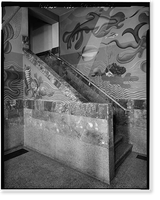 Aquatic Park Bathhouse, Beach Street, West of Polk Street, San Francisco, San Francisco County, CA - 7, Vintage Print