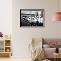 Historic Framed Print, Steam Tug EPPLETON HALL, Hyde Street Pier, San Francisco, San Francisco County, CA - 5,  17-7/8" x 21-7/8"