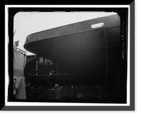 Historic Framed Print, Steam Tug EPPLETON HALL, Hyde Street Pier, San Francisco, San Francisco County, CA - 6,  17-7/8" x 21-7/8"