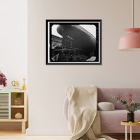 Historic Framed Print, Steam Tug EPPLETON HALL, Hyde Street Pier, San Francisco, San Francisco County, CA - 8,  17-7/8" x 21-7/8"