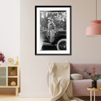 Historic Framed Print, Gadski & child - 2,  17-7/8" x 21-7/8"