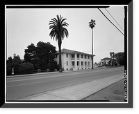 Letterman General Hospital, Nurses' Quarters, Girard Road & Lincoln Boulevard, Presidio of San F, San Francisco, San Francisco County, CA, Historic Print