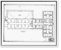 Letterman General Hospital, Nurses' Quarters, Girard Road & Lincoln Boulevard, Presidio of San F, San Francisco, San Francisco County, CA - 29 Classic, Vintage Poster