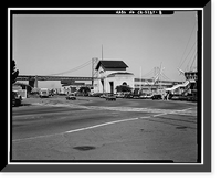Historic Framed Print, Pier 42 Bulkhead Building, Pier 42, Embarcadero, San Francisco, San Francisco County, CA - 8,  17-7/8" x 21-7/8"