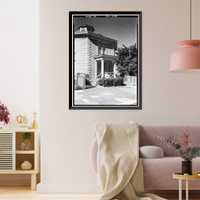 McElroy Octagon House, 2645 Gough Street (moved), San Francisco, San Francisco County, CA - 6, Vintage Print