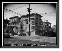 Stevenson-Osbourne House, Hyde & Lombard Streets, San Francisco, San Francisco County, CA - 4, Antique Wall Art