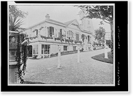 Historic Framed Print, Adolph Sutro House, Point Lobos & Forty-Eighth Avenue, San Francisco, San Francisco County, CA - 4,  17-7/8" x 21-7/8"