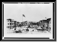 Historic Framed Print, Portmouth Square, Historic View, San Francisco, San Francisco County, CA - 3,  17-7/8" x 21-7/8"