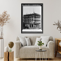 Hibernia Savings & Loan Society Buildings, Historic View, Montgomery & Post Streets, San Francisco, San Francisco County, CA, Vintage Wall Art