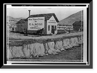 First Post Office, Historic View, Stockton & Washington Streets, San Francisco, San Francisco County, CA, Antique Poster