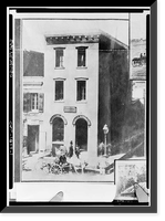 James King of William Banking House, Historic View, Montgomery & Commercial Streets, San Francisco, San Francisco County, CA, Vintage Poster