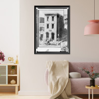 James King of William Banking House, Historic View, Montgomery & Commercial Streets, San Francisco, San Francisco County, CA, Vintage Poster