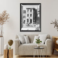 James King of William Banking House, Historic View, Montgomery & Commercial Streets, San Francisco, San Francisco County, CA, Vintage Poster