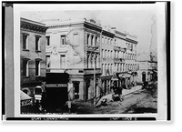 James King of William Banking House, Historic View, Montgomery & Commercial Streets, San Francisco, San Francisco County, CA - 2, Vintage Print