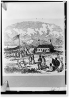 Jacob Leese House, Historic View, Grant Avenue, San Francisco, San Francisco County, CA, Historic Print