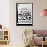 Jacob Leese House, Historic View, Grant Avenue, San Francisco, San Francisco County, CA, Historic Print