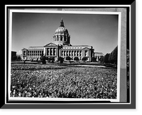 Historic Framed Print, City Hall, Civic Center, San Francisco, San Francisco County, CA - 5,  17-7/8" x 21-7/8"