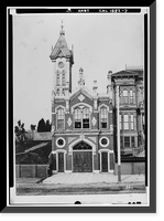 Engine 15 Firehouse, 2150 California Street, San Francisco, San Francisco County, CA, Historic Print