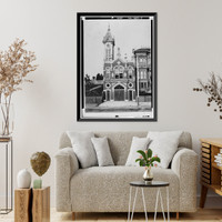 Engine 15 Firehouse, 2150 California Street, San Francisco, San Francisco County, CA, Historic Print