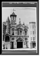 Engine 15 Firehouse, 2150 California Street, San Francisco, San Francisco County, CA - 4, Historic Print