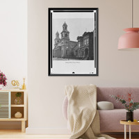Holy Cross Parish Hall, Eddy Street (moved from Market & Second Streets), San Francisco, San Francisco County, CA - 2, Antique Wall Art