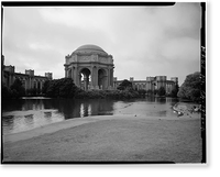 Palace of Fine Arts, Baker Street, San Francisco, San Francisco County, CA - 4, Antique Wall Art