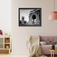 Palace of Fine Arts, Baker Street, San Francisco, San Francisco County, CA - 6, Antique Poster