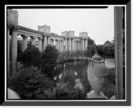 Palace of Fine Arts, Baker Street, San Francisco, San Francisco County, CA - 7, Antique Print