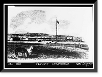 Presidio of San Francisco, U.S. 101 & I-480, San Francisco, San Francisco County, CA - 5, Antique Print
