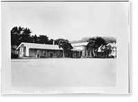 Presidio of San Francisco, Commandancia, Moraga Avenue, San Francisco, San Francisco County, CA, Antique Print