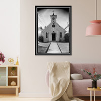 Presidio of San Francisco, Chapel of Our Lady, Moraga Avenue, San Francisco, San Francisco County, CA - 4, Vintage Wall Art